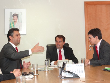 Reunião Clécio, Randofe e ministro Gilberto Ochi