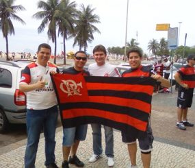 Flamenguista é tudo pé quente