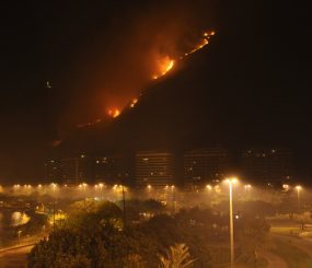 Twitter no incêndio no Rio