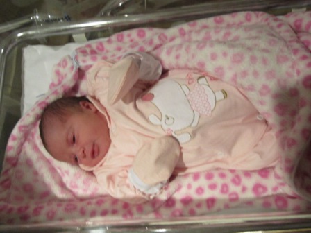 Chegou Júlia. A nova paulistinha da família.