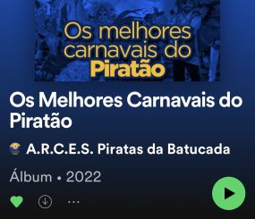 Os melhores sambas de enredo de Piratas da Batucada já estão nas plataformas digitais de músicas