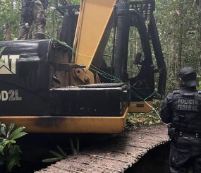 PF combate garimpo ilegal no Parque Nacional Montanhas do Tumucumaque