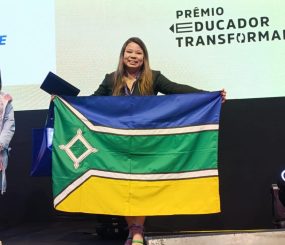 Professora do Amapá vence Prêmio Educador Transformador, em São Paulo