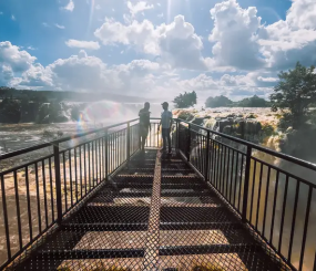 Governador Clécio vistoria fase final das obras do Mirante da Cachoeira de Santo Antônio, no Sul do Amapá